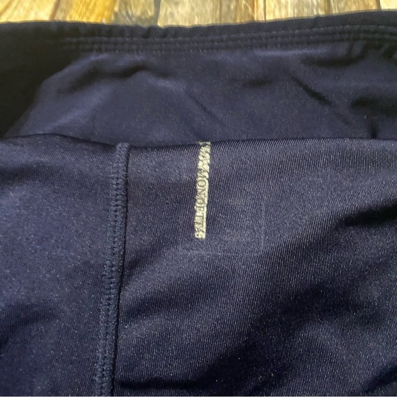 Mondetta Blue Striped Stretch Waist Pockets Zipper Side Golf Tennis Skort - Picture 5 of 6